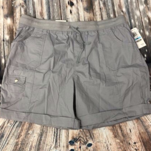 Style & Co. Pants - Style and Co Gray Cargo Shorts Plus size 20W NWT